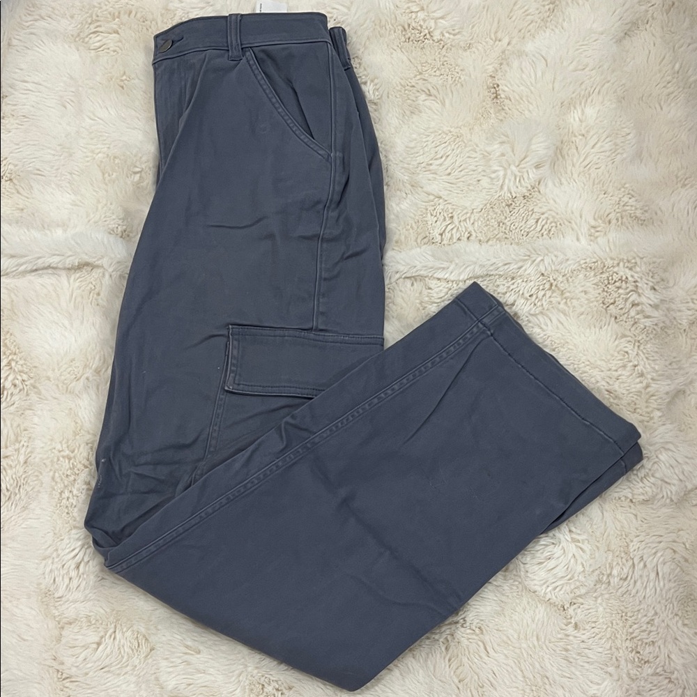 Hollister Women's Navy Straight Leg Pants High Rise